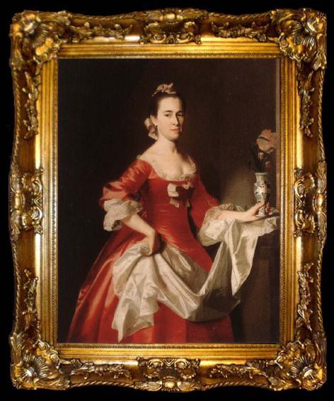 framed  John Singleton Copley Lady, ta009-2